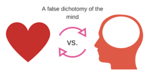 The Heart vs. The Mind (scientific explanation) - A false dichotomy by the mind.