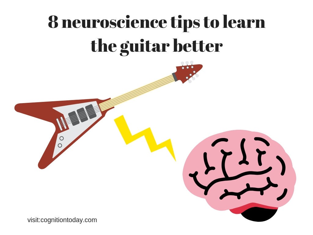 The best guitar tips using neuroscience and psychology. Learn how to play the guitar better.