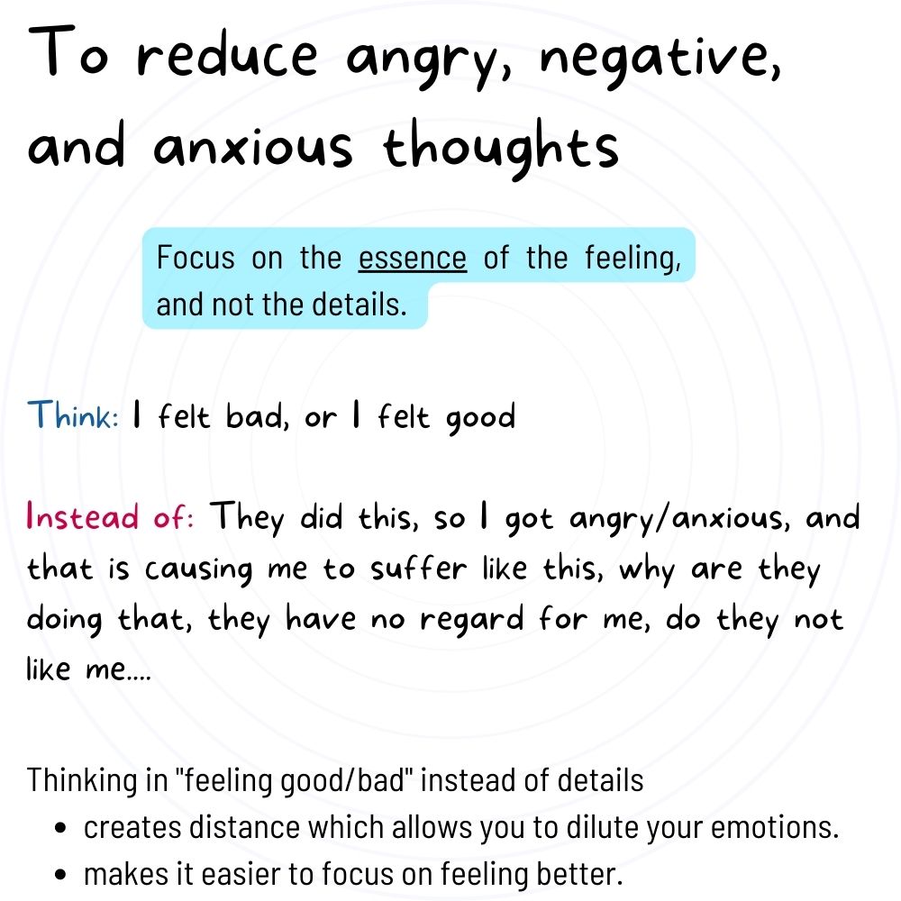 techniques to reduce negative thoughts